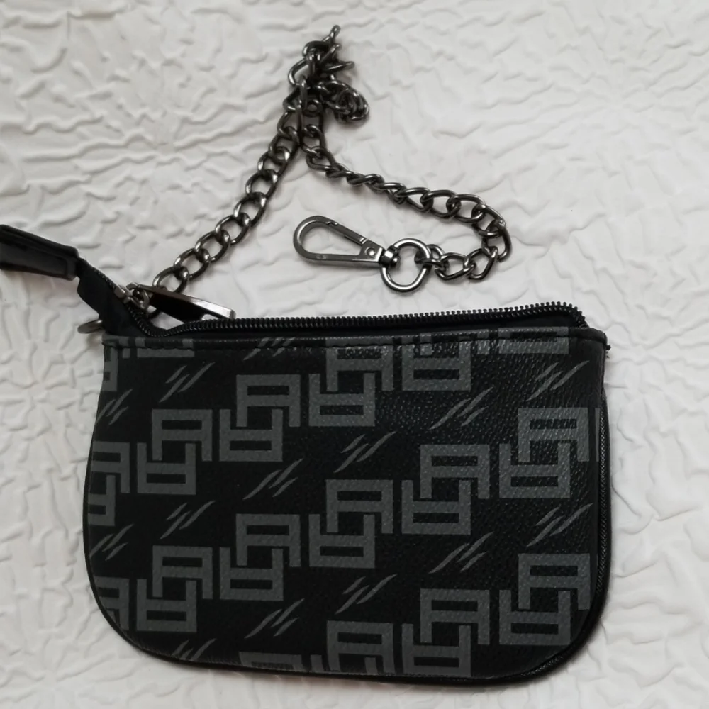 Artigli black gray Wristlet with chain